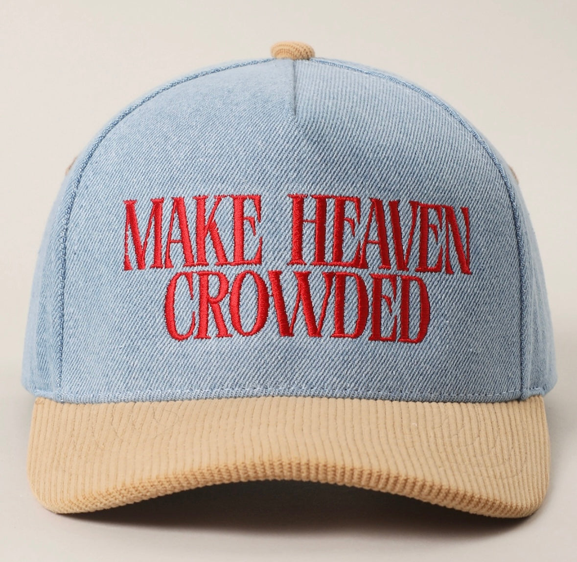Hat: Make Heaven Crowded (red)