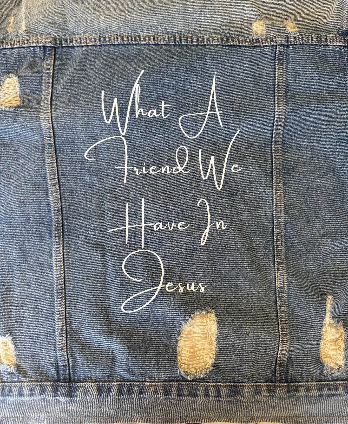 What a friend denim jacket
