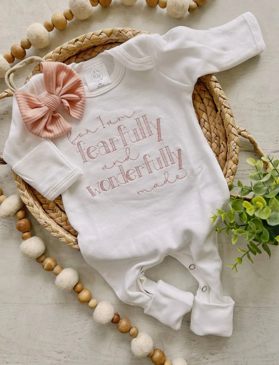Fearfully & Wonderfully Made Embroidered