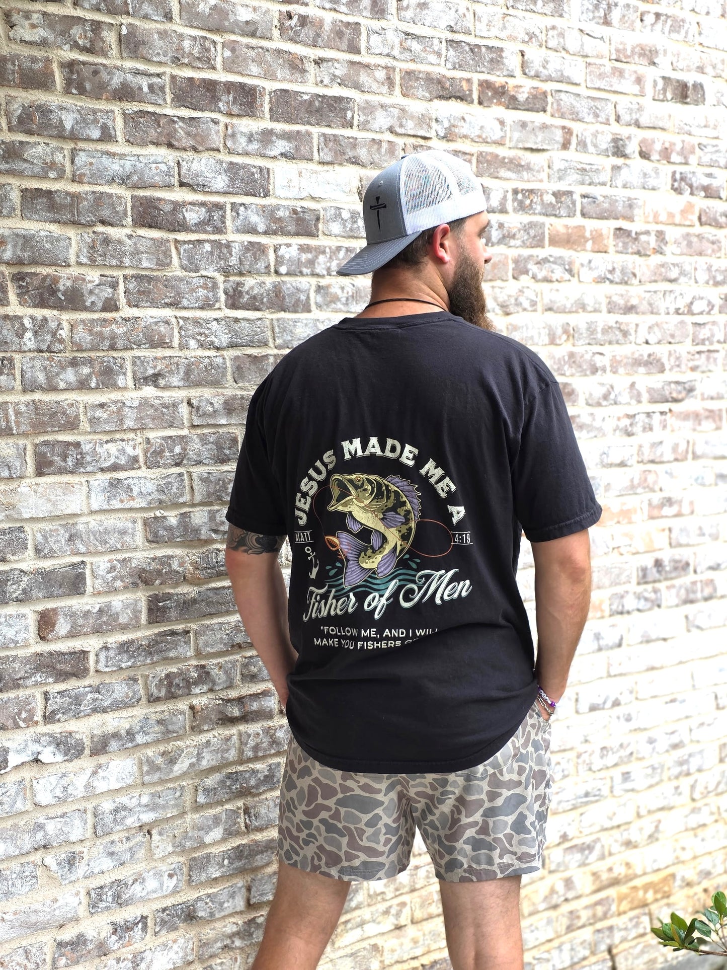 Jesus made me a fisher of men - men’s tshirt