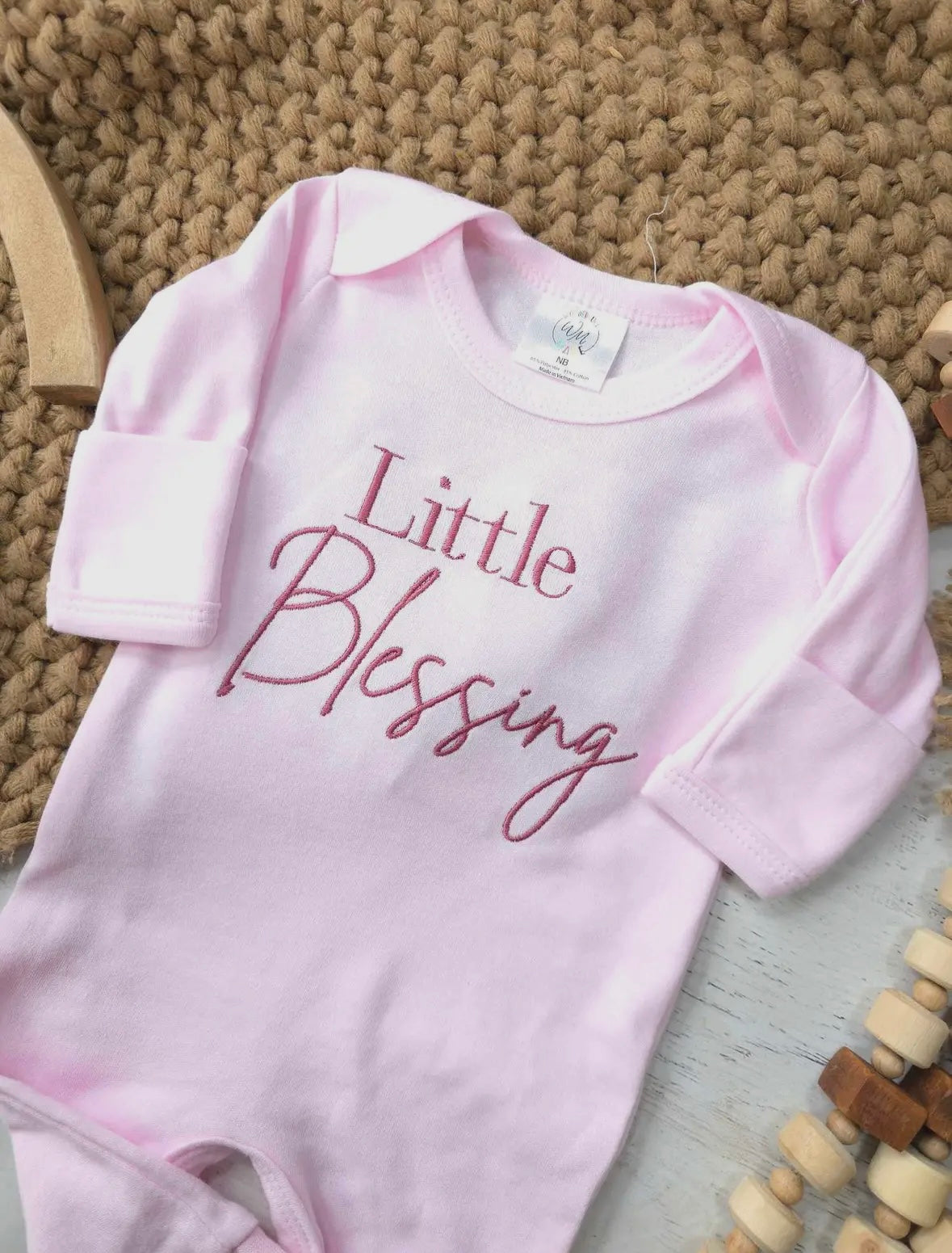 Little Blessing Pink Romper