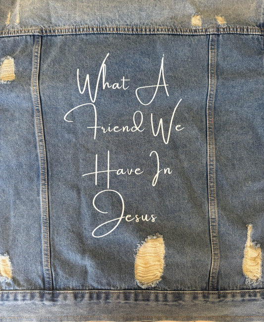 What a friend denim jacket