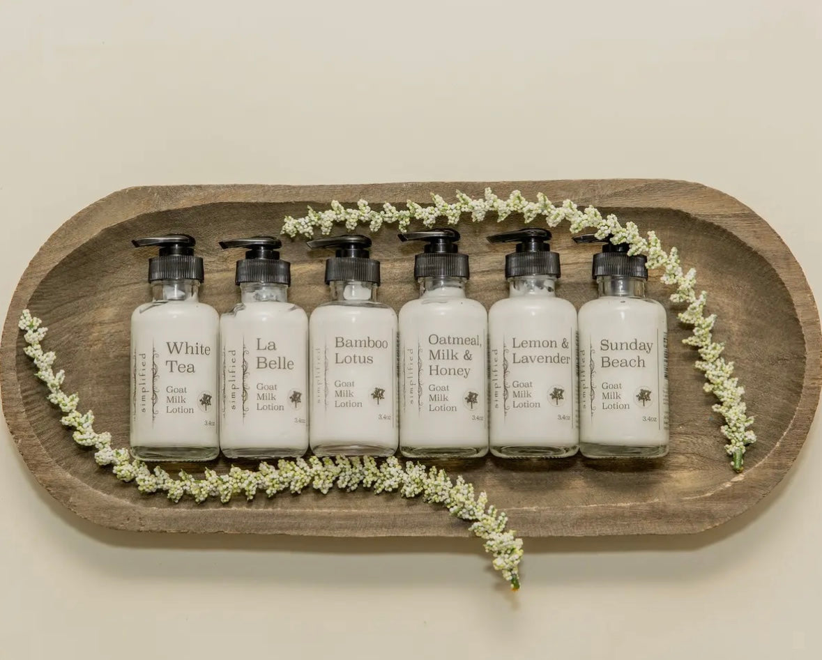 Simplified Soap: 3.4oz Goat Milk Lotion - Oatmeal Milk & Honey