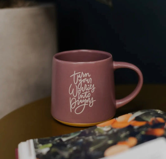 Turn Your Worries Into Prayer Mug