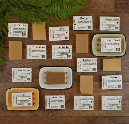 Simplified Soap: Goat Milk Bar Soap - Oatmeal Milk & Honey